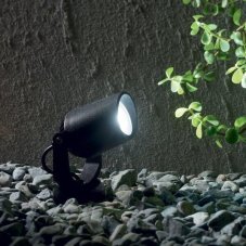 Exteriérové stojanové svietidlo Ideal lux 120201 MINITOMMY/ELIO PT1 NERO 1xGU10 23W 4000K IP66