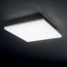 Exteriérové sxteriérové Exteriérové stropné svietidlo Ideal lux 202921 MIB PL1 SQUARE 1xLED 20W/1200lm 4000K biela IP65