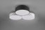 TRIO 621910317 LUGANO stropné svietidlo LED D645mm 38W/4200lm 3000K biela, šedá, čierna, switchdimmer