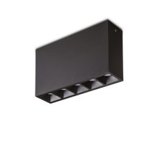 Ideal Lux 244884 LIKA stropní svítidlo LED 12,5W/1100lm 3000K černá