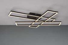 TRIO Reality R64423132 CORSO stropné svietidlo SMD LED 36W/4600lm 2700-6000K čierna matná, stmievateľné, diaľkový ovládač