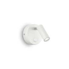 Nástěnné svítidlo Ideal lux 142586 PAGE AP1 ROUND BIANCO 1xLED 3W / 210lm 3000K bílá