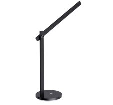 Immax 08969L BEAM stolová lampa LED 18W 110-400lm 2800-5000K, čierna, dotykové ovládanie, stmievateľné, Qi bezdrátové nabíjanie pre smartfóny, CCT