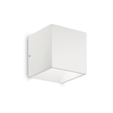 Exteriérové nástenné svietidlo Ideal lux 149745 RUBIK AP1 BIANCO 1xLED 6W/570lm 4000K IP44