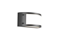 TRIO Reality R22151142 KENDAL vonkajšie nástenné LED svietidlo 12W/1400lm 3000K IP54 antracit, biela