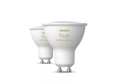Philips Hue White Ambiance 8720169230033 LED žiarovka GU10 4,2W/400lm 2200-6500K bluetooth 2-set