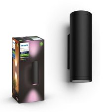 PHILIPS HUE 17463/30/P7 Appear 2x8W/1200lm RGB exteriérové nástenné svietidlo