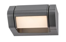 RABALUX 77103 Medna vonkajšie nástenné svietidlo LED 8W/530lm 3000K IP54 antracit, biela