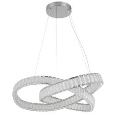 GLOBO 67162-110CCT MUCKY závesné svietidlo D780mm LED 110W/9389lm 2700-6500K chrómová, priehľadná, diaľkový ovládač