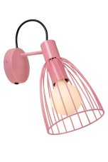 LUCIDE 74217/01/66 MACARONS nástenné svietidlo 1xE27 ružová