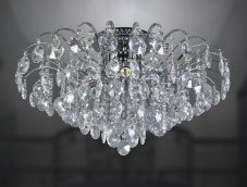 MD30196 / 6 ITALUX Firenza glamour křišťálové závěsné svítidlo 6X40W E14 IP20