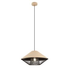 REDO 01-3007 GRILL závěsné svítidlo D396mm 1xE27 42 šedo béžová, černá