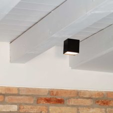 Ideal Lux 303314 KUBIKO stropné bodové svietidlo LED 100x100mm 10W 1100/600lm 3000K čierna