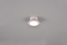 TRIO 653610131 ARGUS zápustné svietidlo SMD LED D82mm 5W/350lm 3000K+RGBW biela matná, stmievateľné, diaľkový ovládač