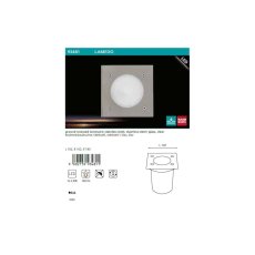 EGLO 93481 LAMEDO pochůzné LED svítidlo 1X2,5W (190lm)