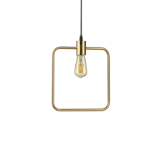 Závesné svietidlo Ideal lux 207858 ABC SP1 SQUARE 1xE27 70W mosadz