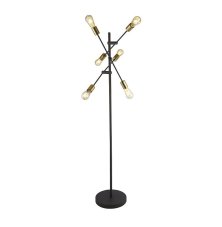 Searchlight EU8076-6BK Armstrong stojanové svítidlo E27 6 x 60W