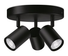 Philips Wiz Colors 8719514554535 IMAGEO stropné bodové svietidlo/spot 3xGU10 3x5W/345lm 2200-6500K+RGB čierna