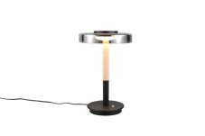 TRIO 554910132 CELESTE stolná lampička V350mm SMD LED 10W/1050lm 3000K čierna, drevo