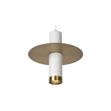 LUCIDE 03444/01/31 SELIN závesné svietidlo D250mm 1xGU10 IP44 biela, medená