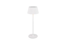 TRIO Reality R57706131 SUAREZ vonkajšia stolná lampa SMD LED V390mm 1,5W/200lm 3000K IP44 biela matná, čierna, nabíjateľná batéria, USB-C port, nabíjacia stanica, ON/OFF