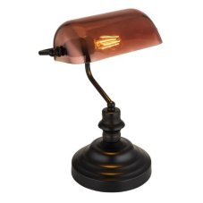 GLOBO 2491C ANTIQUE stolná lampička V360mm 1xE27 čierna, medená