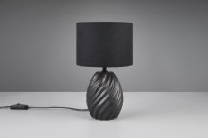 TRIO Reality R51771032 MELVA stolná lampička v310mm 1xE14 čierna matná