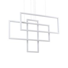 Ideal Lux 253589 FRAME závěsné svítidlo LED 93W/9600lm 3000K bílá