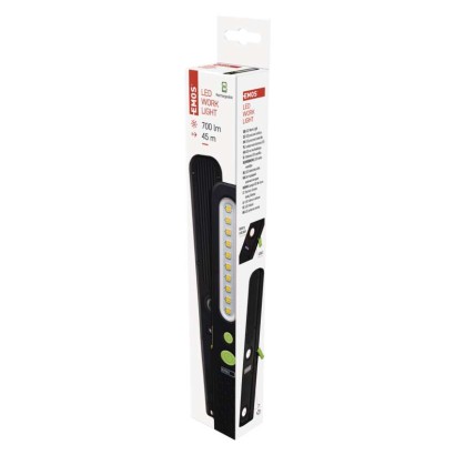 EMOS P4538 LED nabíjecí pracovní svítilna 700lm Li-Ion USB C zeleno-černá