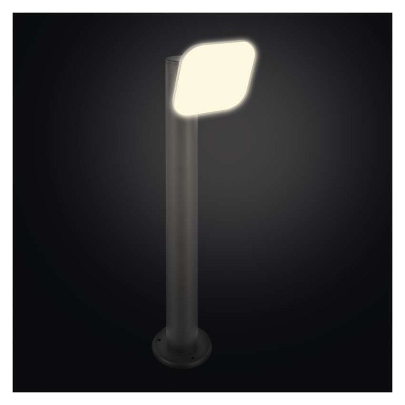 Emos ZGE0A4L NIKA venkovní stojanové svítidlo/sloupek LED 120 × 120 × 500 mm 12,5W 900lm 3000K IP44 antracit
