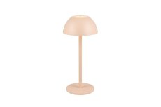 TRIO Reality R54106166 RICARDO venkovní dotyková stolní lampa SMD LED V300mm 1,7W/240lm 3000K IP54 písková, nabíjecí baterie, USB-C port