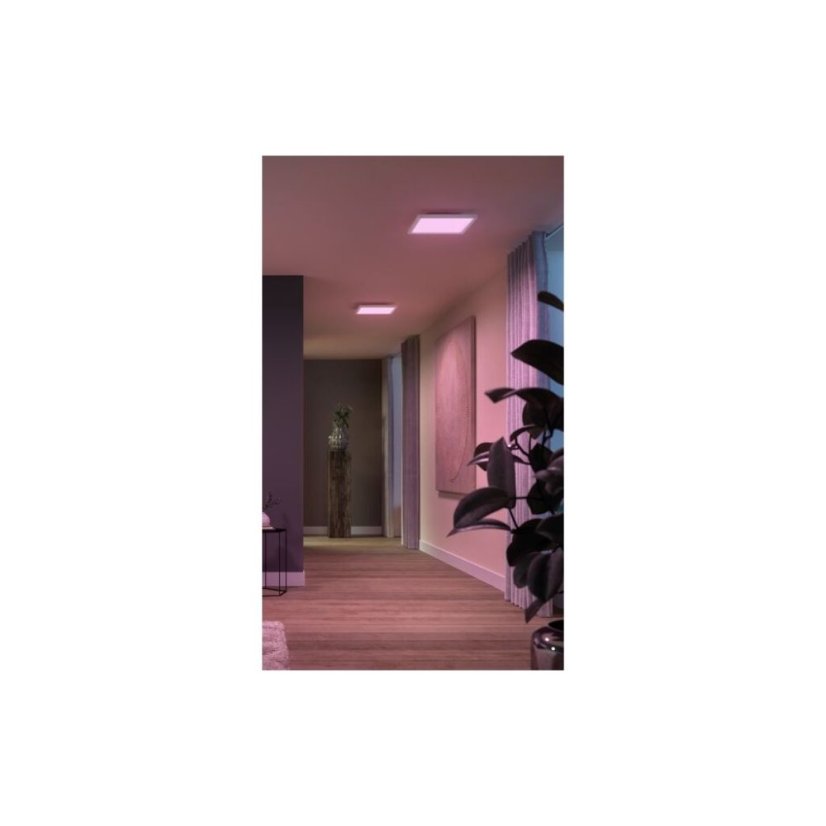 8720169159136 Philips HUE Surimu stropní panel SQ 300x300mm 25W/1760lm 2000-6500K +RGB bílá