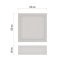 Emos ZM6125 LED NEXXO stropní/nástěnné přisazené klasické svítidlo čtverec 120 × 120 × 40 mm 7,6W 680lm 4000K bílá