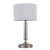 ITALUX TB-28343-1 Ferlena stolná lampa 1xE14 V450mm starožitná bronzová, biela