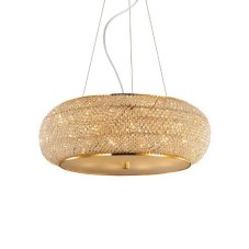 Závesné svietidlo Ideal lux 164984 PASHA SP14 ORO 14xE14 40W zlato