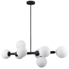 Italux PNS-5510-8-BK závesné svietidlo Raddi 8x5W G9 čierna, biela