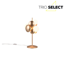 TRIO SELECT 517400379 BUBBLE stolná lampička V500mm 3xG9 zlatá, biela