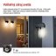 EMOS ZGG010P CASSIA nástenné exteriérové svietidlo E27 126 × 95 × 222  IP44 antracit