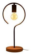 RABALUX 3220 Rufin stolná lampa V420mm 1xE27 imitácia dreva, čierna