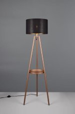 TRIO Reality R41561065 COLETTE stojacia lampa V1525mm 1xE27 kávová, čierna