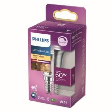Philips 8718699774219 LED žárovka 4,3W/60W 390lm E14 2700K 220-240V R50 36D stmívatelná