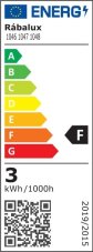 Rabalux 1048 Lite zápustné bodové LED svítidlo 3-set 3x3W IP40