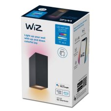 Philips Wiz Colors 8719514554610 Wall light nástenné svietidlo 2xGU10 2x5W/345lm 2200-6500K+RGB čierna
