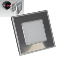 Emithor 48304 STEP LIGHT svietidlo do steny LED 1W,60lm,4000K,nerez,zrkadlo