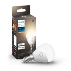 Philips Hue White 8719514356696 LED žárovka E14 5,7W/470lm P45 kapka 2700K bluetooth