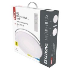 Emos ZM5165 LED ALVI stropní přisazené klasické svítidlo kruh průměr 360 × 58 mm 24W 80–1920lm 2700–6500K bílá