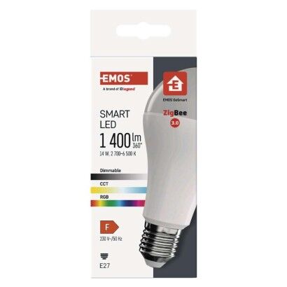 Emos ZQZ516R LED žárovka E27 GoSmart A65 14W 1400lm 2700–6500K