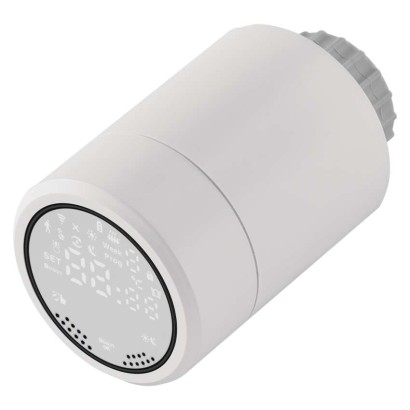 Emos P5630S GoSmart Digitální termostatická hlavice, bílá, ZigBee