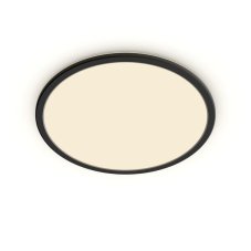 Philips 8719514327283 Super Slim CL550 stropné svietidlo LED D300mm 18W/1500lm 2700K IP44 čierna SceneSwitch