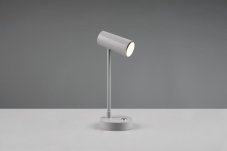 TRIO Reality R52661111 LENNY stolná lampička SMD LED V280mm 2,5W/230lm 3000+4000+6000K šedá, nabíjateľná batéria